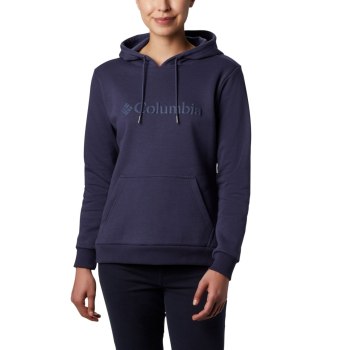 Columbia Hoodie Dames, Logo Donkerblauw, 69XHIULWQ